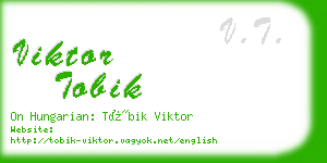 viktor tobik business card